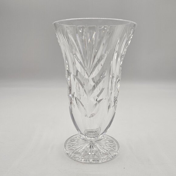 Waterford Crystal Footed Cut Glass Vase Centerpiece Decor 5.75 in - Picture 5 of 10